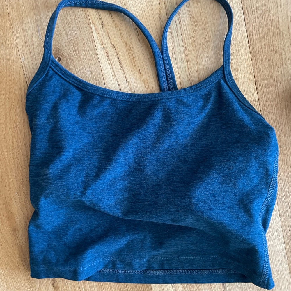 Beyond Yoga Deep Blue Strappy Tank